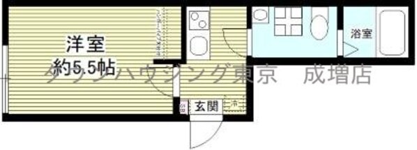 大山フラッツの物件間取画像